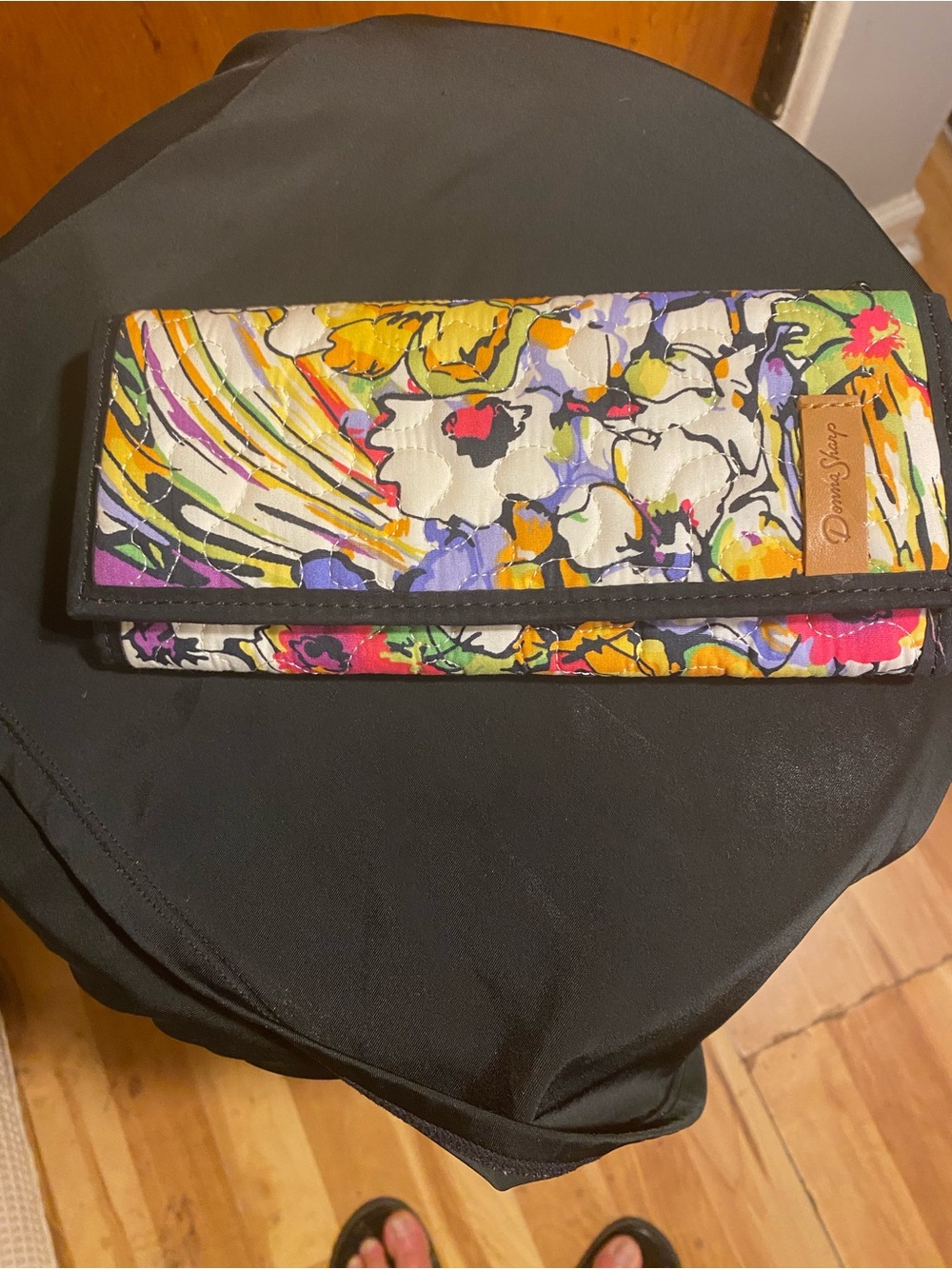 Quilted Floral Trifold Wallet by Donna Sharp - Multicolor
